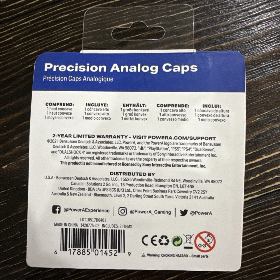 Tapas analógicas para controlador inalámbrico Dualshock 4 PS4 y PS5 Dualsense *NUEVO* Foto 2 de 2