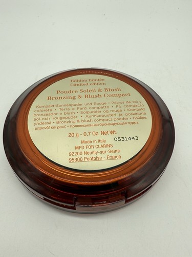 CLARINS PARIS LIMITED EDITION BRONZING & BLUSH COMPACT (0.7oz) - Picture 9 of 12