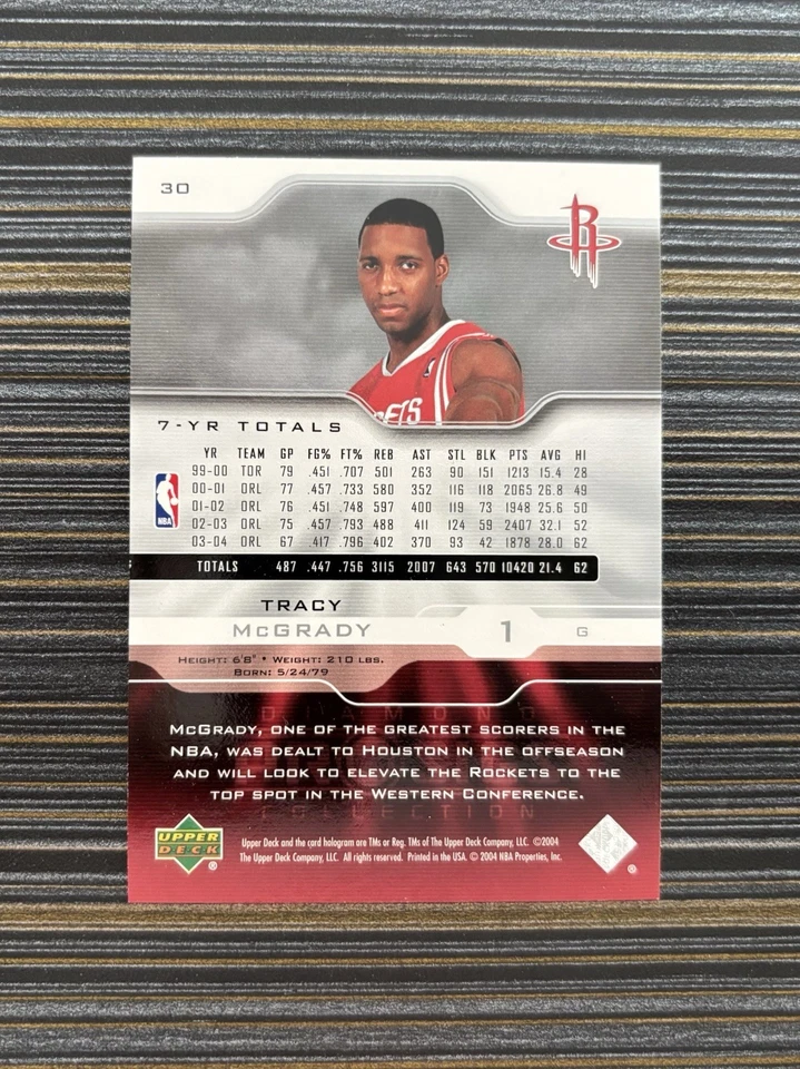 2004-05 Tracy McGrady Upper Deck Diamond Pro Sigs Autographed #30.  Mint! - Image 3 of 3
