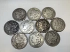 US Morgan Silver Dollars- Lot of 10 coins GOOD Dates 78s 79s 79o 88 96o 89 97o