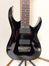 Ibanez RGA7 Black EMG MOD 7-String Guitar USED