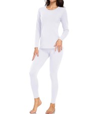 Women's Cotton Thermal Underwear Set Long Johns Base Layer Pajama Set for Wom...