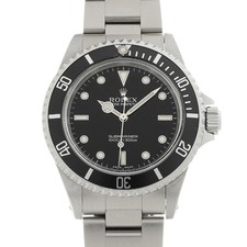 Rolex ROLEX Submariner 14060 black WATCH 736104