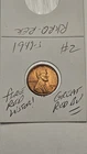 wheat penny 1949S  RED BU LINCOLN CENT 1949-S LOT #2 NICE FIRE RED UNC LUSTER
