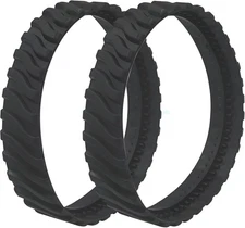 2 Pack Replacement Wheel Tires for Zodiac Baracuda MX8 MX6 Pool Cleaner