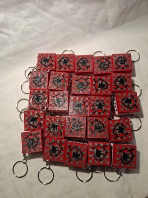 Minecraft TNT Block With Keychain Party Pack 25 Piece