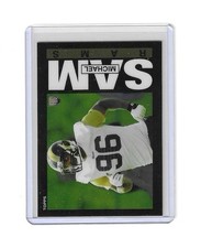 2014 Topps Chrome Mini 1985 Design Michael Sam #14 RC Rookie Card. rookie card picture