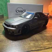 OttOmobile 1/18 Nissan Skyline GT-R (BCNR33) “Omari Factory” Grey