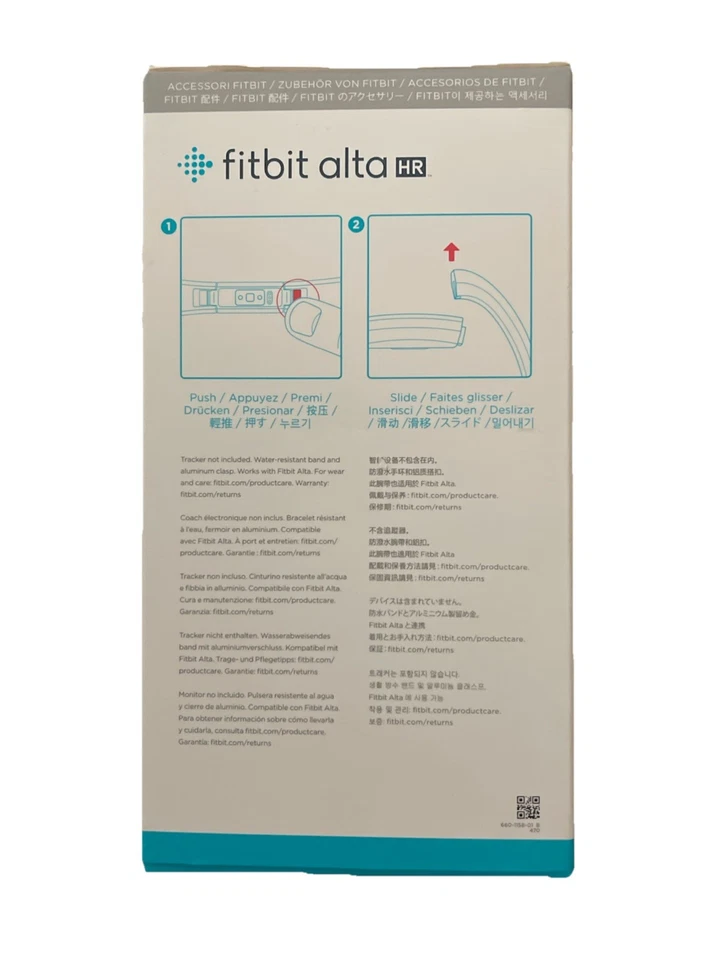 Fitbit Alta + Alta HR Banda Clásica Rosa Talla Pequeña S/P Genuina Nueva SOLO CORREA Foto 2 de 2