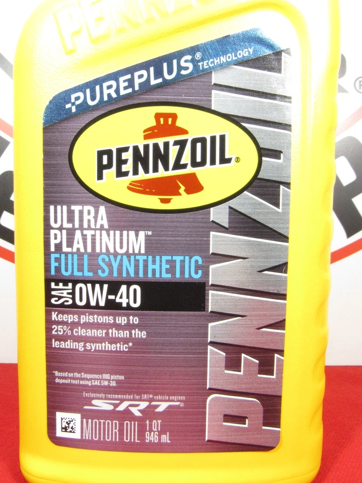 Juego de aceite de motor Dodge Chrysler Jeep SRT 7QT Full Syn Pennzoil de 7 cuartos MOPAR Foto 2 de 4