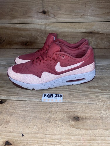 Nike Air Max 1 Ultra Moire Shoes Terra Red Sneakers: 705297- 611: Size 10.5  | eBay