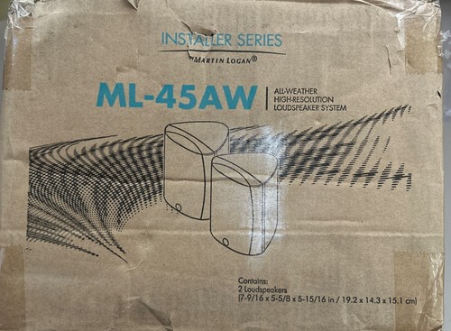 Martin Logan ML-45AW (black) All Weather Speakers