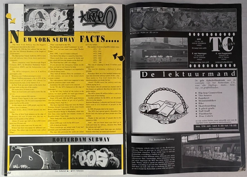 FatCap (Oslo, 1996) + True Colorz #6 (Amsterdam, 1995) graffiti magazine LOT - 第 16/16 張圖片