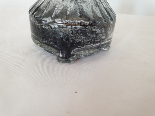 Ancien Encrier en verre Moulé PARKER Quink modèle déposé VB - Bild 6 von 7