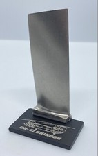 Hoja de motor de tubería de helicóptero Chinook CH-47. Expositor modelo escritorio ejército aviación