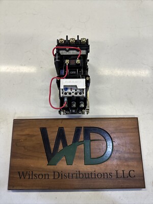 Allen-Bradley 509-BOD-XXX Size 1 Starter w/ 592-A2HA Ovld Relay, 110/120V Coil