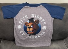 Boys Medium FNAF Five Nights At Freddy  s Pajama Top Only