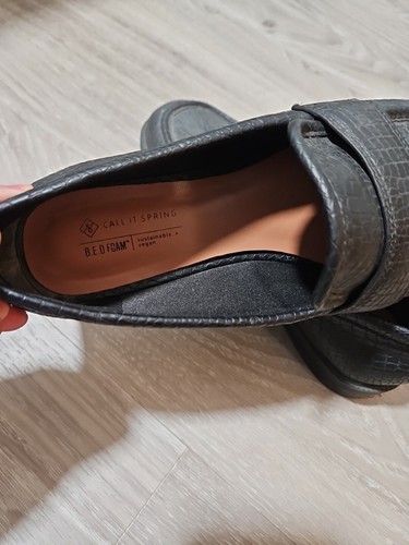 Call It Spring Black Loafers Sz 8 - Picture 3 of 4