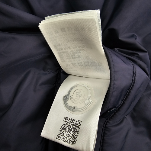 Giubbotto piumino reversibile Moncler Peclet uomo marrone navy taglia 1 - Foto 13 di 14