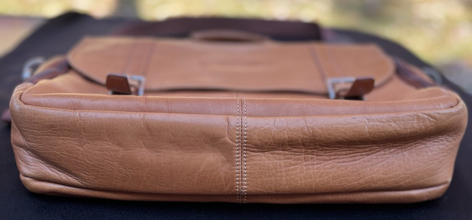 Wilson’s Leather Computer Bag Brown Computer Brie… - image 7