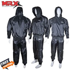MRX Unisex Sauna Sweat Suit ~ Dual Layer ~ Fitness Weight Loss Exercise Training