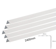 Suspended Ceiling Tiles Grid White Perimeter Angle Wall Angle L Trim 2400mm 5pcs