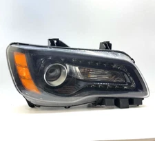 Chrysler 300 Headlight Headlamp Passenger Side Chrome Bezel Halogen 11–14 OEM