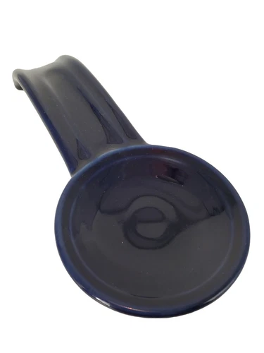 Fiesta Ware Spoon Rest Holder Blue Excellent Condition Homer Laughlin USA