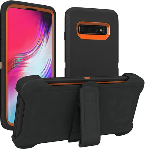 Funda protectora a prueba de golpes con clip para cinturón para Samsung Galaxy S10/S10 Plus/S10e - Imagen 13 de 15