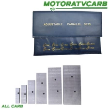 ALL-CARB 6 Pack ADJUSTABLE PARALLEL SET 3/8" - 2-1/4" For Layout Inspection