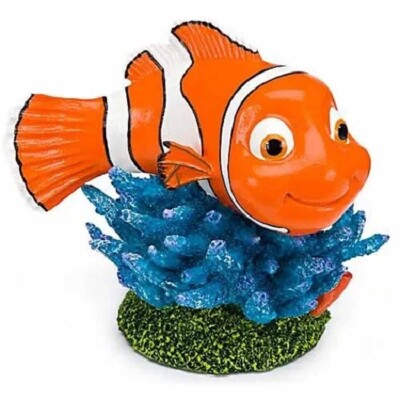 Aquarium Ornament NEMO ON ANEMONE Finding Dory