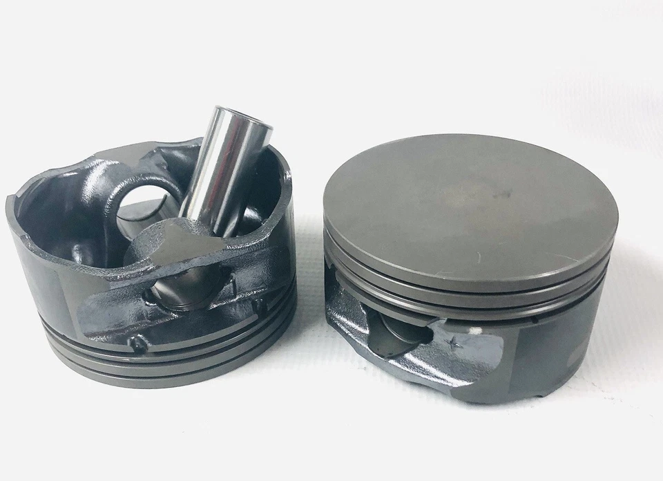 Pistones y anillo de tapa plana compatibles con GM Chevrolet 2002-09 6,0 L LQ9 LS2 LS Foto 3 de 4