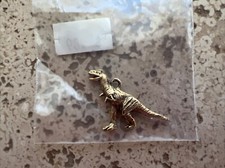 Gold Dinosaur Charm Crafts Jewelry Making