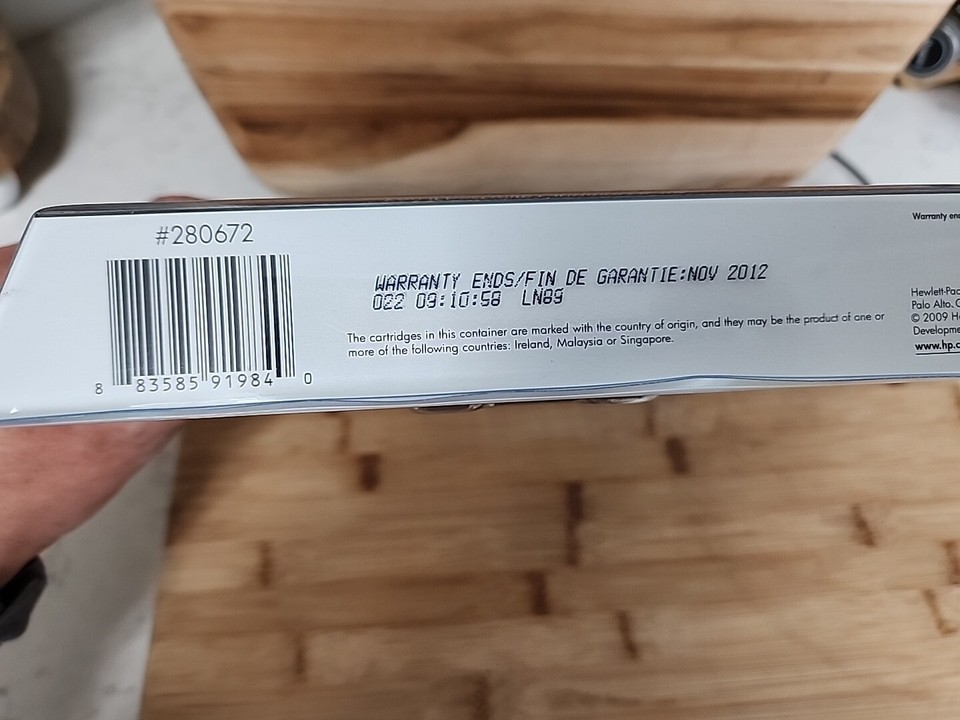 HP 02XL High Capacity XL Black Ink Cartridges Twin Value Pack Exp Nov