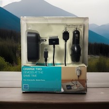 Belkin Dual Charger Kit for iPod  Mobile Phones F8Z958 iPod Shuffle Mini USB