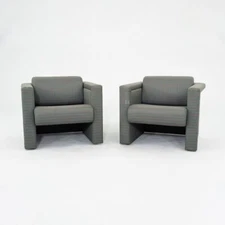 1990 Pair of Knoll International New Weissenhof Chairs Trix & Robert Haussmann