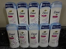 10 Dove POWDER Women's Solid All Day Antiperspirant Deodorant 2.6 oz. NEW