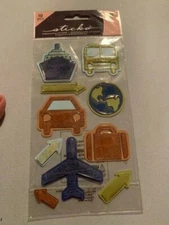 Travel dimensional stickers by EK Success