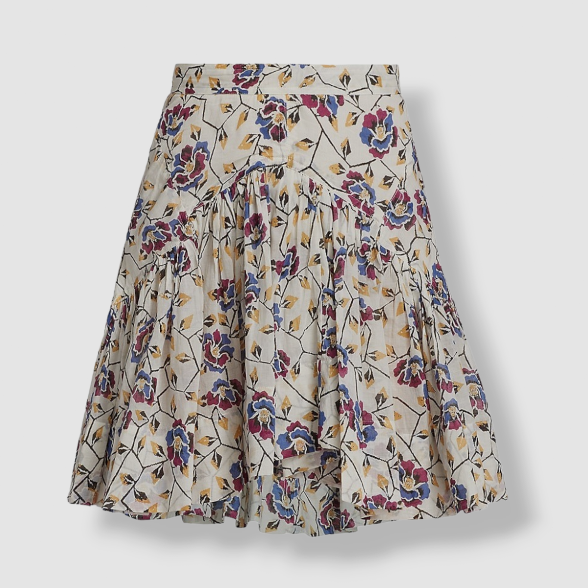 $380 Isabel Marant Étoile Women's White Mini Skirt Size FR