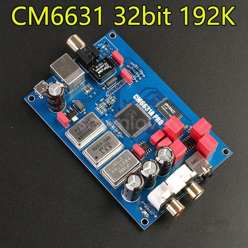 CM6631A Digital Interface USB to I2S/SPDIF Coaxial Output 32/24Bit 192K W/ Case - Picture 3 of 4