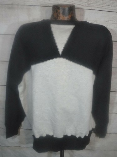 VTG Brents USA Mens XL Single V Crewneck Raglan Sw