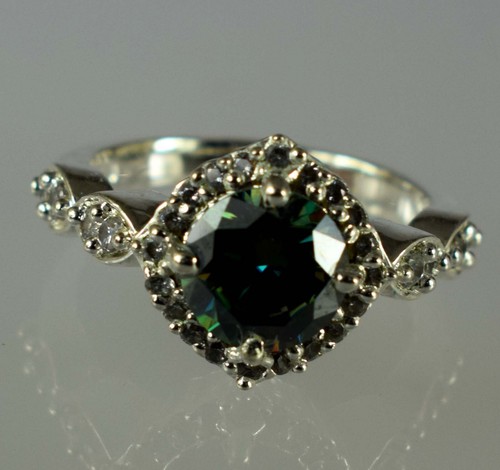 3.79 Ct Certified Green Round Diamond Solitaire Engagement Ring Best Deal - Picture 10 of 10