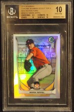 Mark Appel 2014 Bowman Chrome Scout Top 5 MINI REFRACTOR ROOKIE BGS 10 PRISTINE 