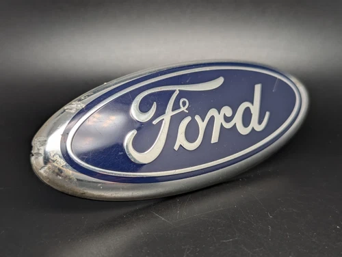 FORD 115MM BU5A19H250AA LOGO ACRONYM EMBLEM FRIEZE CREST WRITTEN BADGE PLATE