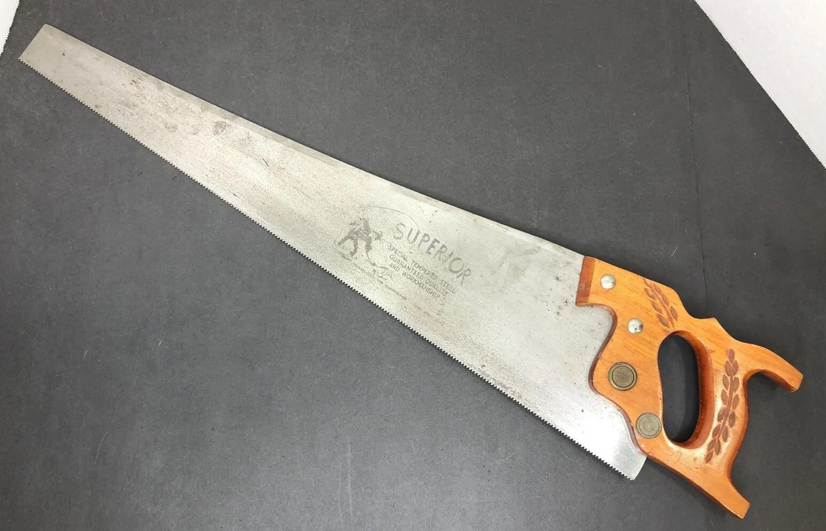 VTG. Pennsylvania Saw Corp. Superior Hand Saw 26” 10 TPI Tempered VTG. Pennsylvania Saw Corp. Superior Hand Saw 26” 10 TPI Tempered
