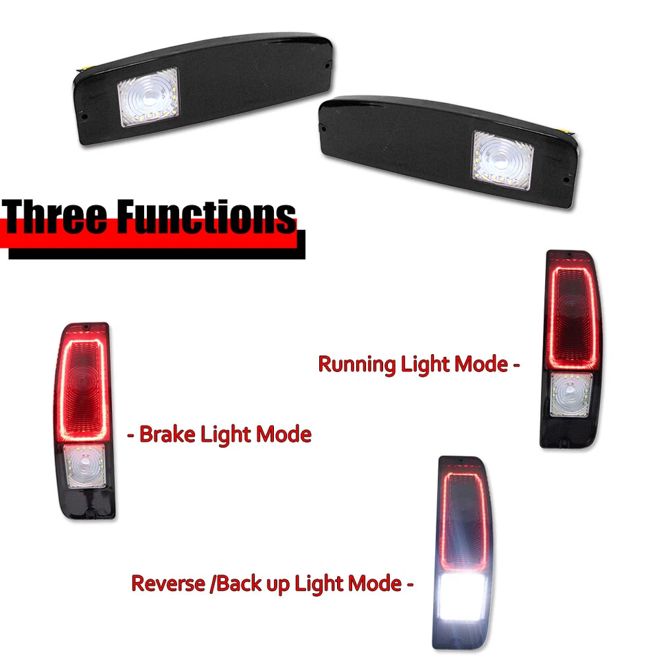 Luces traseras de humo para camioneta Ford 67-72 67-77 Bronco 67-74 Econoline E100/200/300 Foto 2 de 4