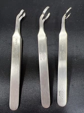 Utica Swiss & EREM Tweezers Anti acid Stainless Antimagnetic