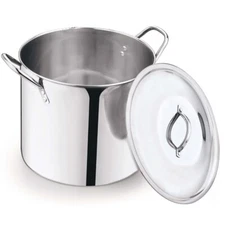 Mainstays 12 Quart Stainless Steel Stock Pot, Silver