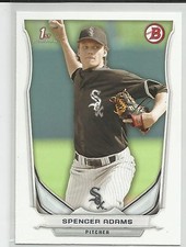 Spencer Adams White Sox 2014 Bowman Draft Card