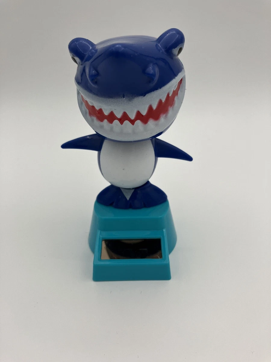 Blue Shark Solar Powered Dancing Sharks Bobblehead Sun Toy Desk